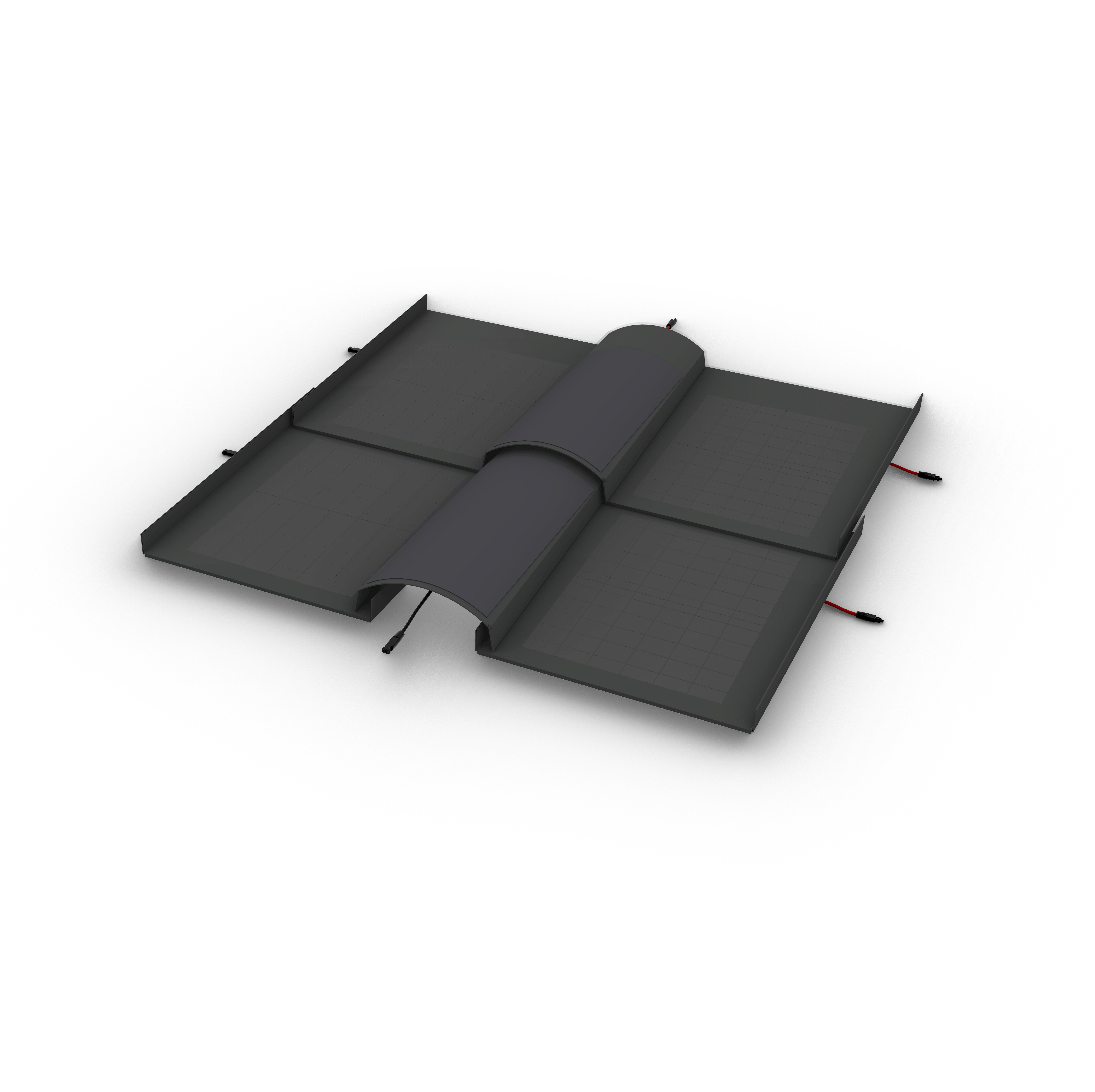 Rendering tegole fotovoltaiche terracotta